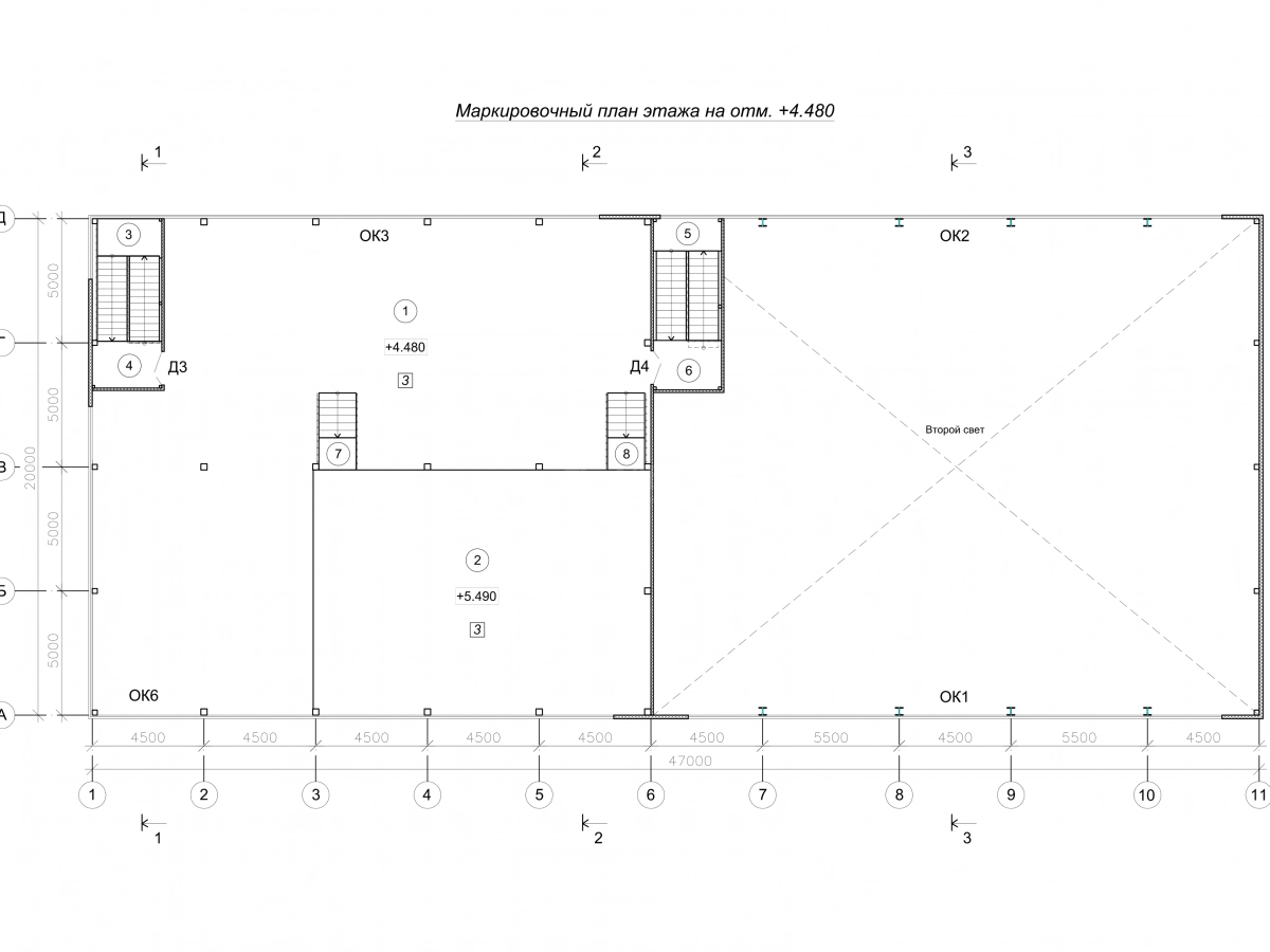 Планировка СТО с АБК из сэндвич-панелей -  фото 2