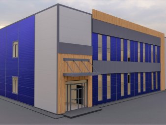 Торговый центр из сэндвич-панелей