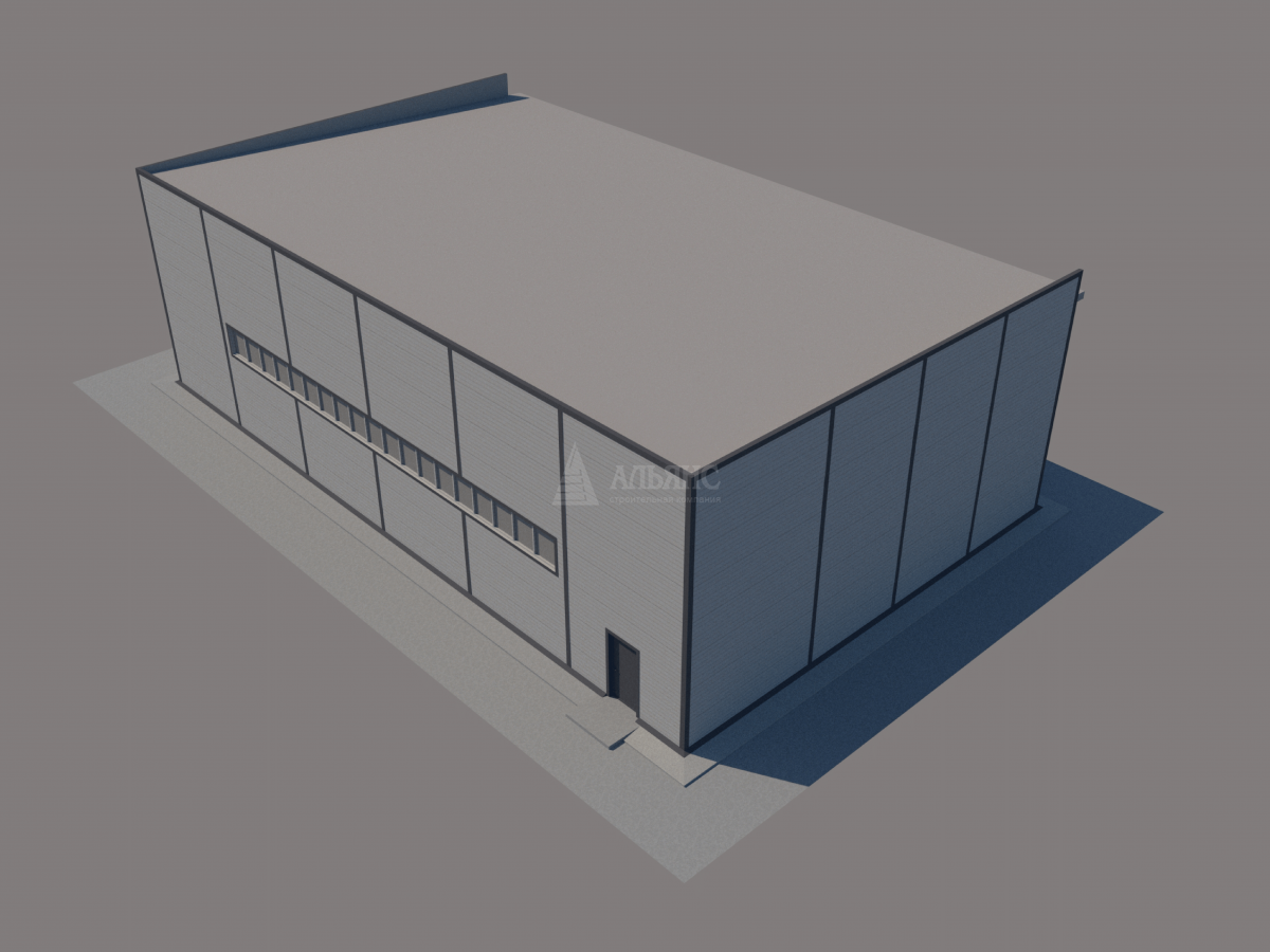 3D визуализация СТО из сэндвич-панелей - фото 14